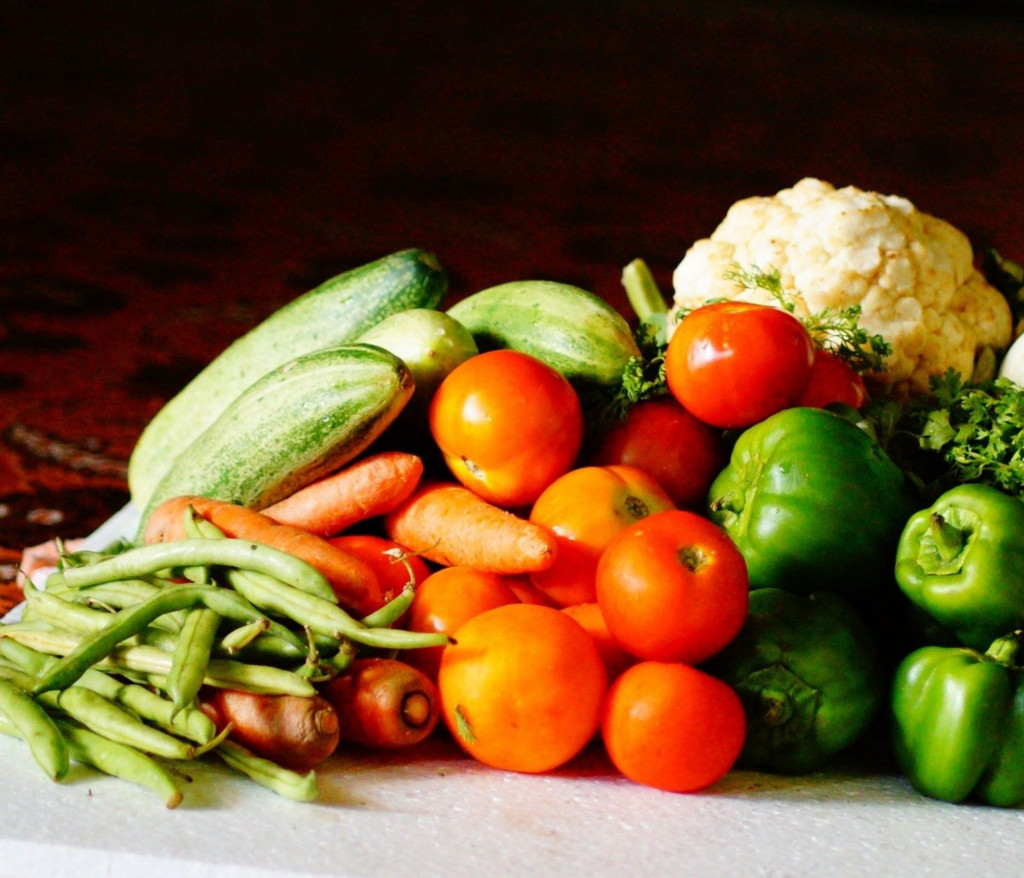 comer verduras y fruta